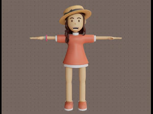 Stacy Character by Yoshiki 3D Model