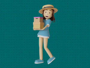 Stacy Character by Yoshiki 3D Model