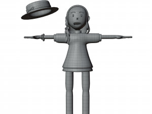 Stacy Character by Yoshiki 3D मॉडल