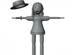 Stacy Character by Yoshiki 3D Model