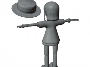 Stacy Character by Yoshiki 3D Model