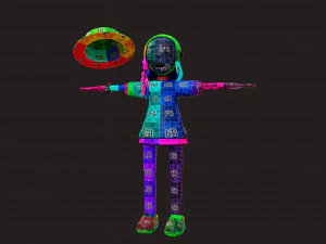 Stacy Character by Yoshiki 3D Model