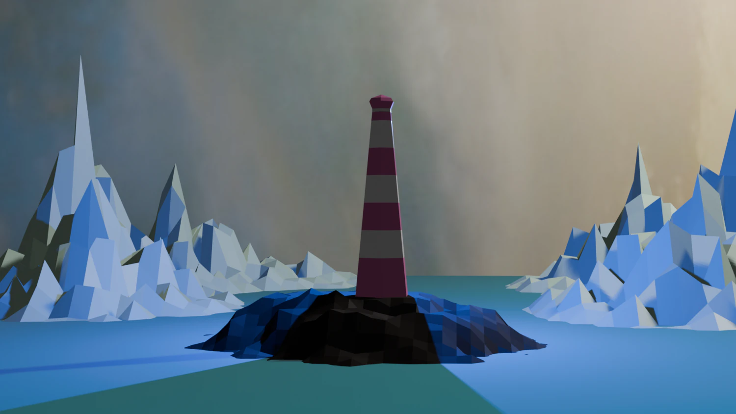 LIGHTHOUSE 3D Model .c4d .max .obj .3ds .fbx .stl .blend 