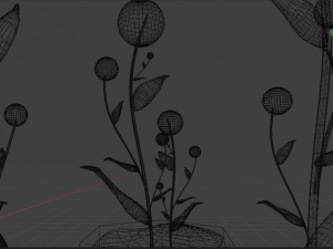 Flower with pot Modello 3D