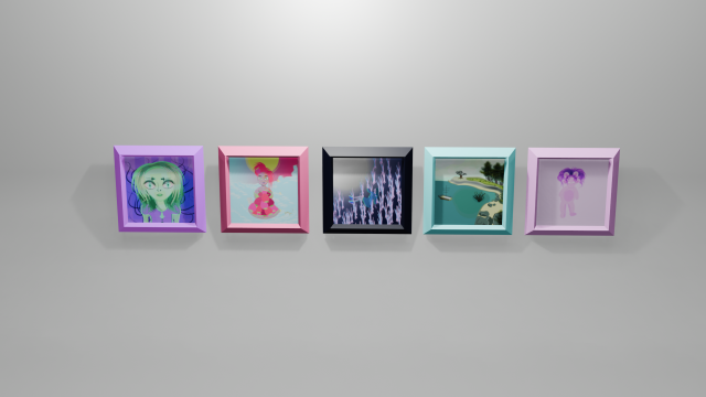 Set the five Pictures 3D-Modell .c4d .max .obj .3ds .fbx .stl .blend 