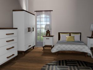 Bedroom set 3D Модель