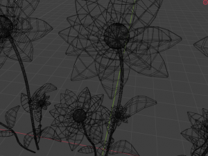 Colorful flowers Modelo 3D