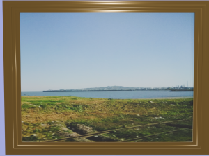 Landscape painting of Montevideo Uruguay 3D Model