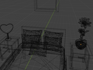 Pink bedroom 3D-Modell