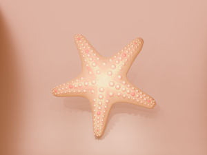 Starfish different colors Modèle 3D