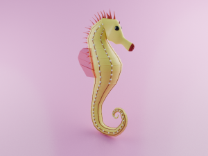 Sea horse Modello 3D