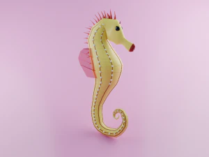 Sea horse 3D Model