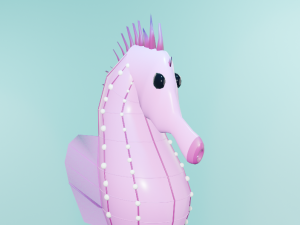 Sea horse Modello 3D