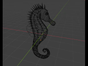 Sea horse 3D Model