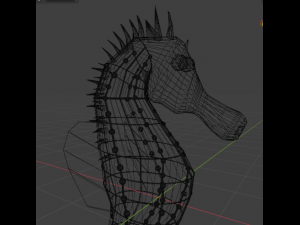 Sea horse Modello 3D