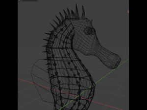 Sea horse 3D Model