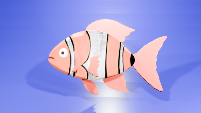 Fish 3D-Modell .c4d .max .obj .3ds .fbx .stl .blend 
