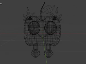 Apple character 3D Model