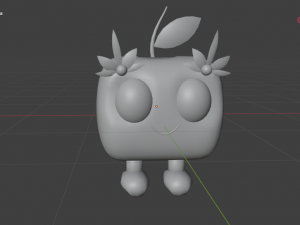 Apple character 3D 模型