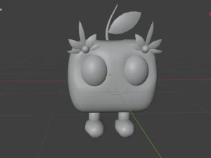 Apple character 3D Model