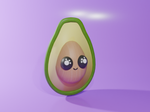 Kawaii character 3D Model