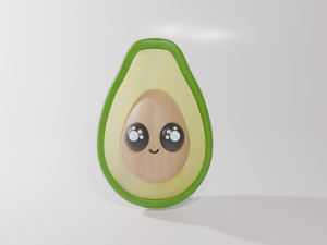 Kawaii character 3D Model