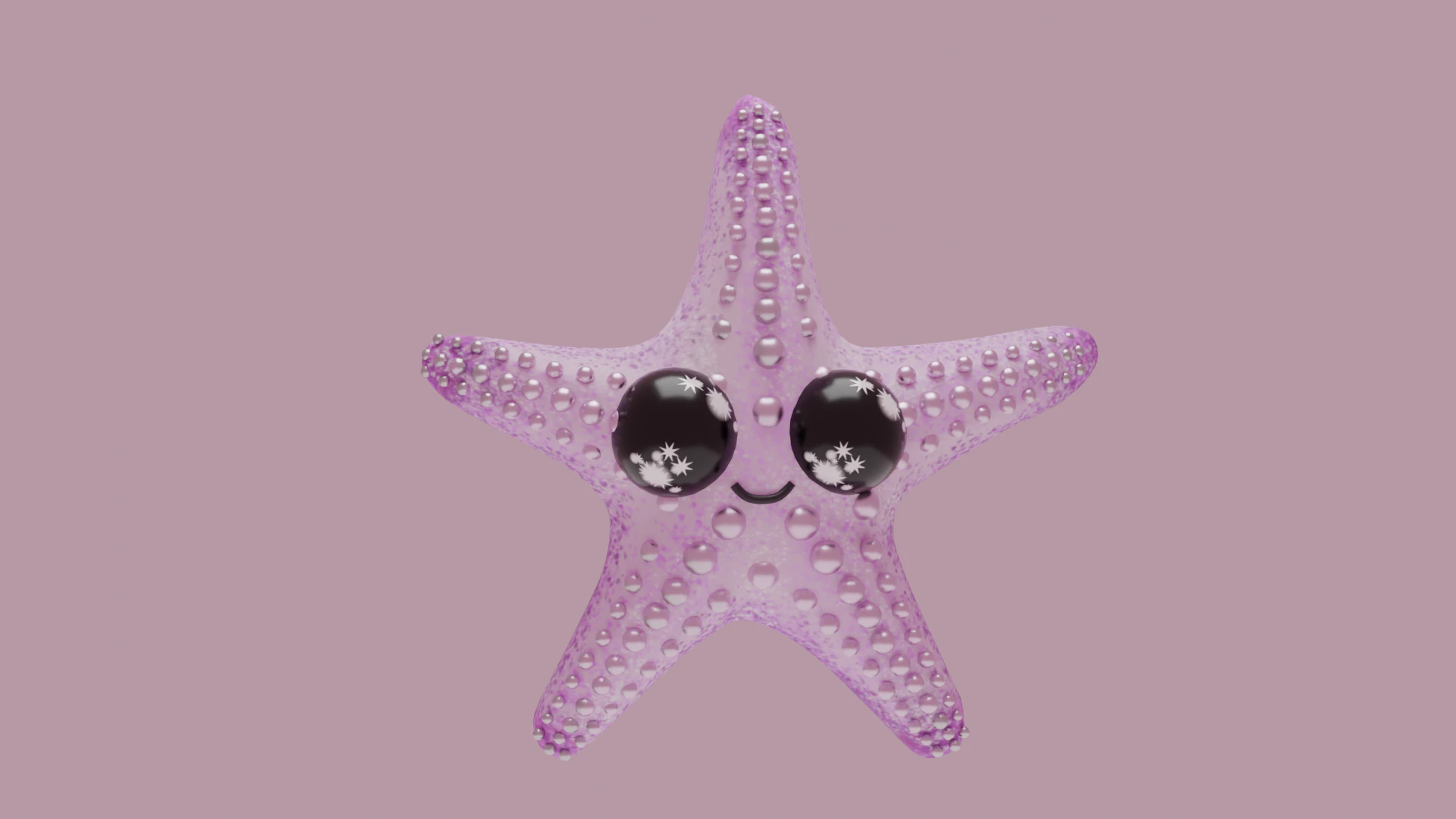 Starfish kwai 3D Model .c4d .max .obj .3ds .fbx .stl .blend 