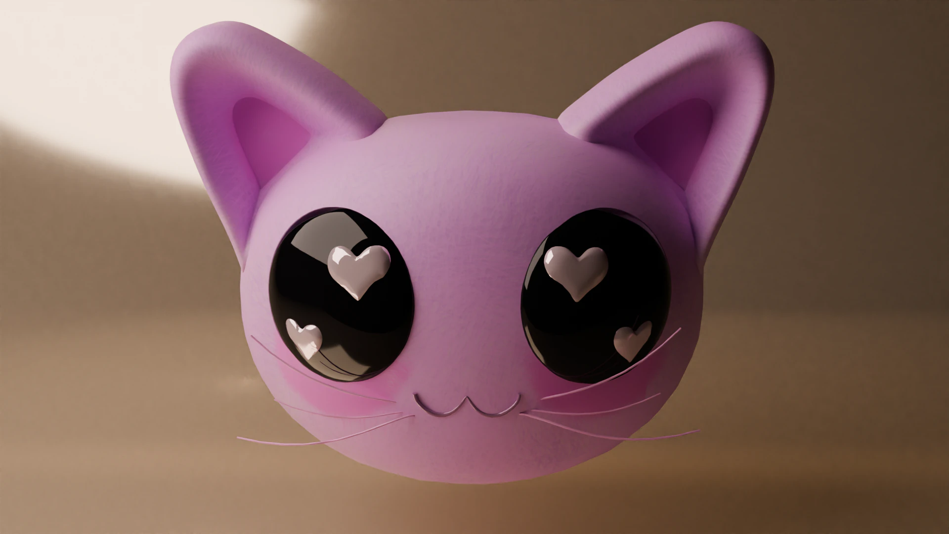 Chat kwa&iuml; Modèle 3D .c4d .max .obj .3ds .fbx .stl .blend 