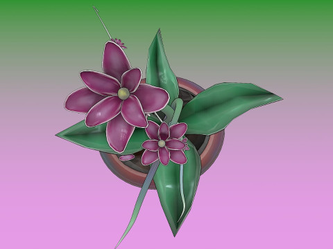 Flowerpot Model 3D