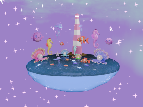 Sea collection 3D Modèle 3D