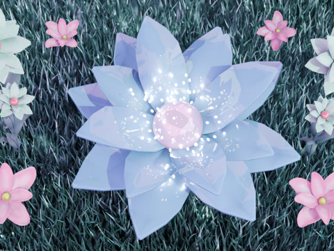 Jardim 3D FBX Modelo 3D