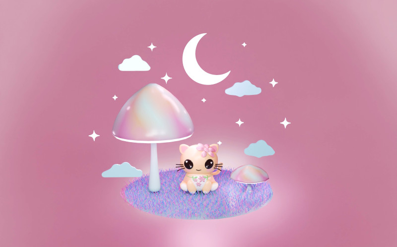 Lindo gato 3D Model 3D .c4d .max .obj .3ds .fbx .stl .blend 