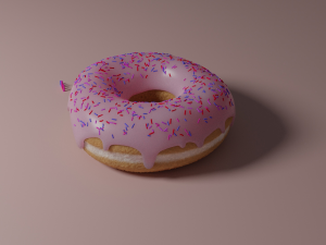 donut 3D 模型