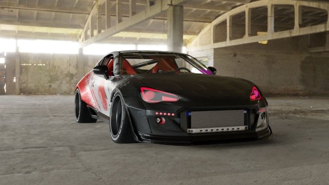 subaru brz 3D Модель .c4d .max .obj .3ds .fbx .stl .blend 
