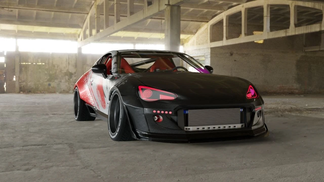 subaru brz 3D Model .c4d .max .obj .3ds .fbx .stl .blend
