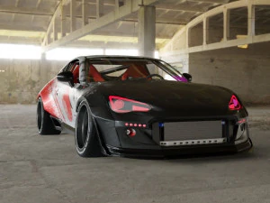 斯巴鲁brz 3D 模型