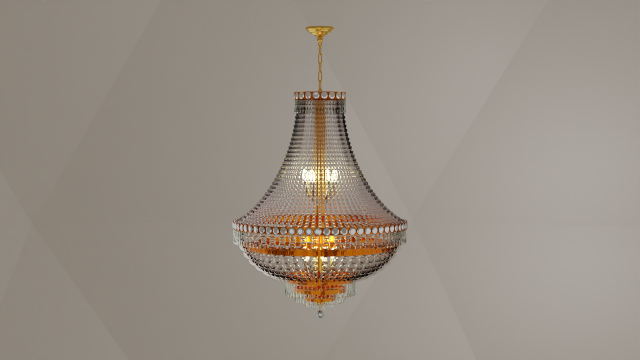 3d chandelier light 3D-Modell .c4d .max .obj .3ds .fbx .stl .blend 