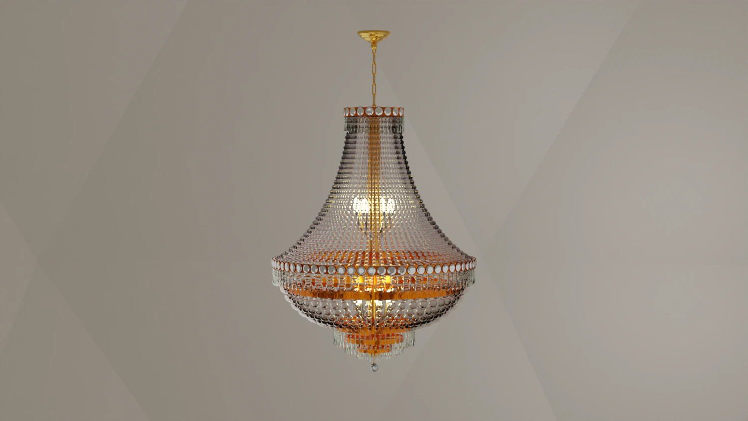 Luce del lampadario 3D Modello 3D .c4d .max .obj .3ds .fbx .stl .blend 