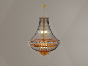 3d chandelier light 3D मॉडल