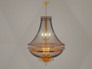 Luce del lampadario 3D Modello 3D