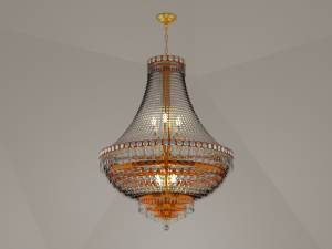 3d chandelier light 3D-Modell