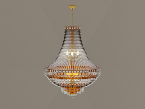 3d chandelier light 3D-Modell
