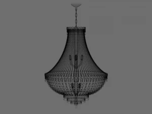 Luce del lampadario 3D Modello 3D