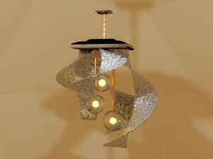 3d chandelier light 3D Model