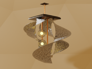 3d chandelier light Modello 3D