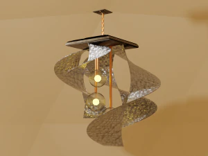 3d chandelier light 3D Model