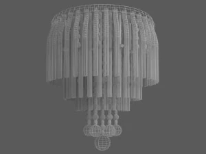 3d chandelier light 3D Model