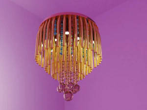 3d chandelier light 3D Model