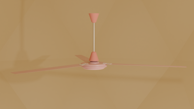 ceiling fan Model 3D .c4d .max .obj .3ds .fbx .stl .blend 