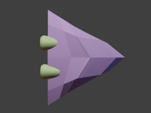3D Spaceship model 3D Model